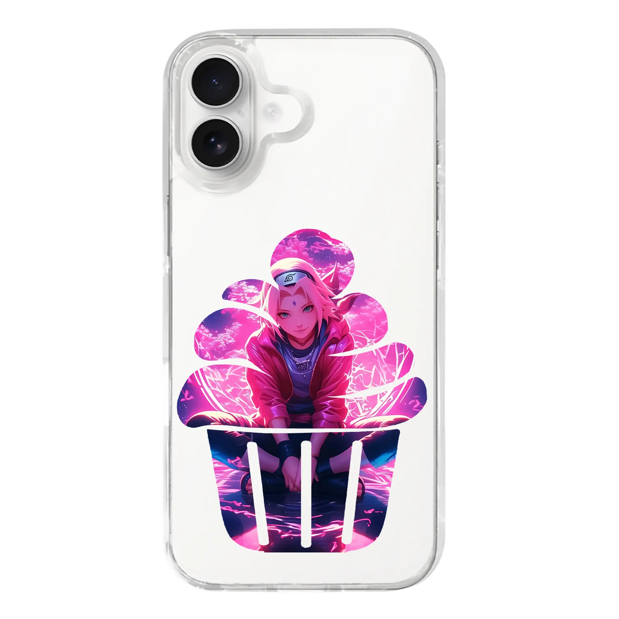 ナルト グッズ はるの さくら - iPhone 17シリーズ 透明スマホケース – 薄型・耐衝撃・精密フィット保護カバー